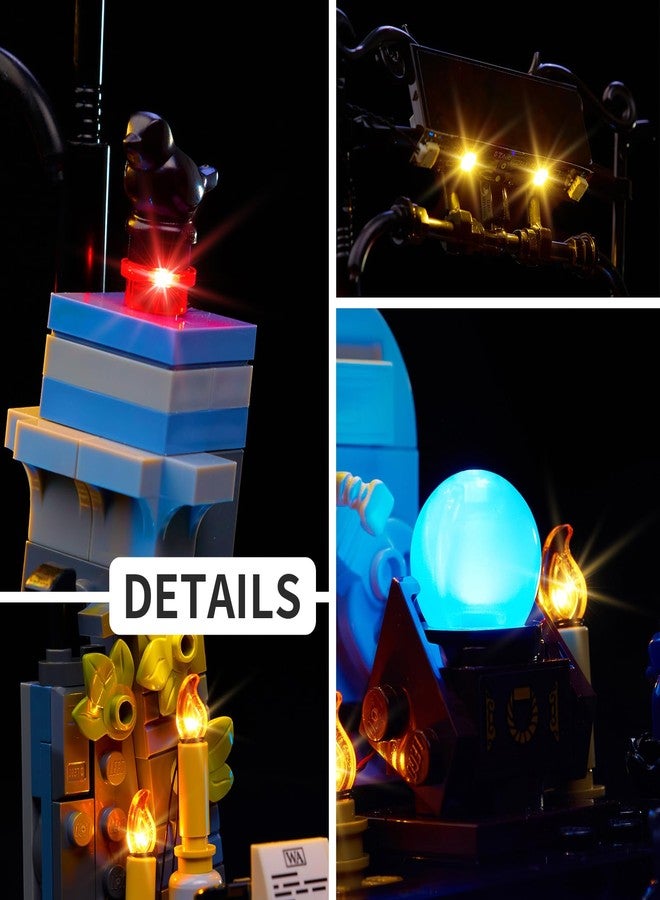 Kyglaring طقم إضاءة LED من Kyglaring متوافق مع مجموعة نماذج شخصيات وينزداي آدامز من ليغو 76780، أضواء فقط (النموذج غير متضمن)، الإصدار الكلاسيكي. - Image 5